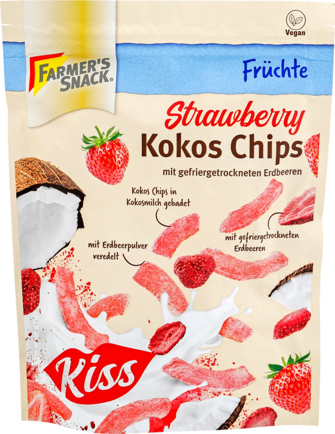 Farmer's Snack Kokosové lupínky
S LYO jahodami