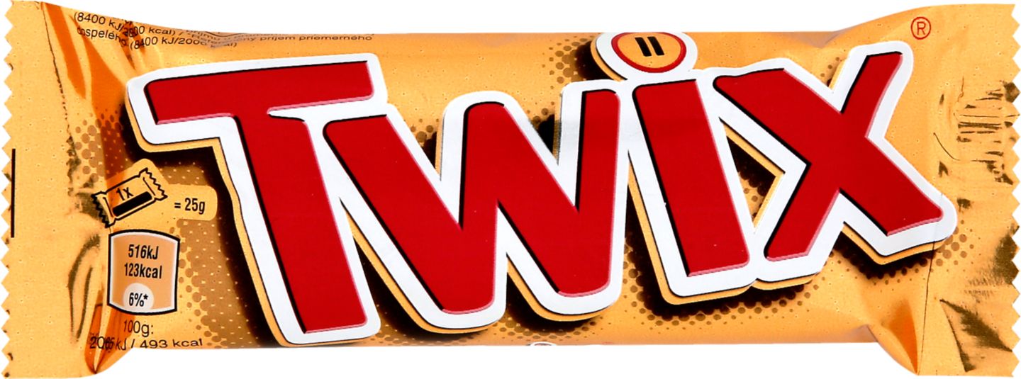Twix Čokoládová tyčinka
50 g