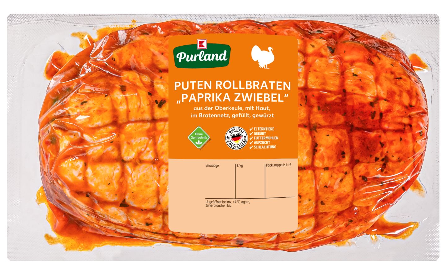 K-PURLAND Frischer Puten-Rollbraten