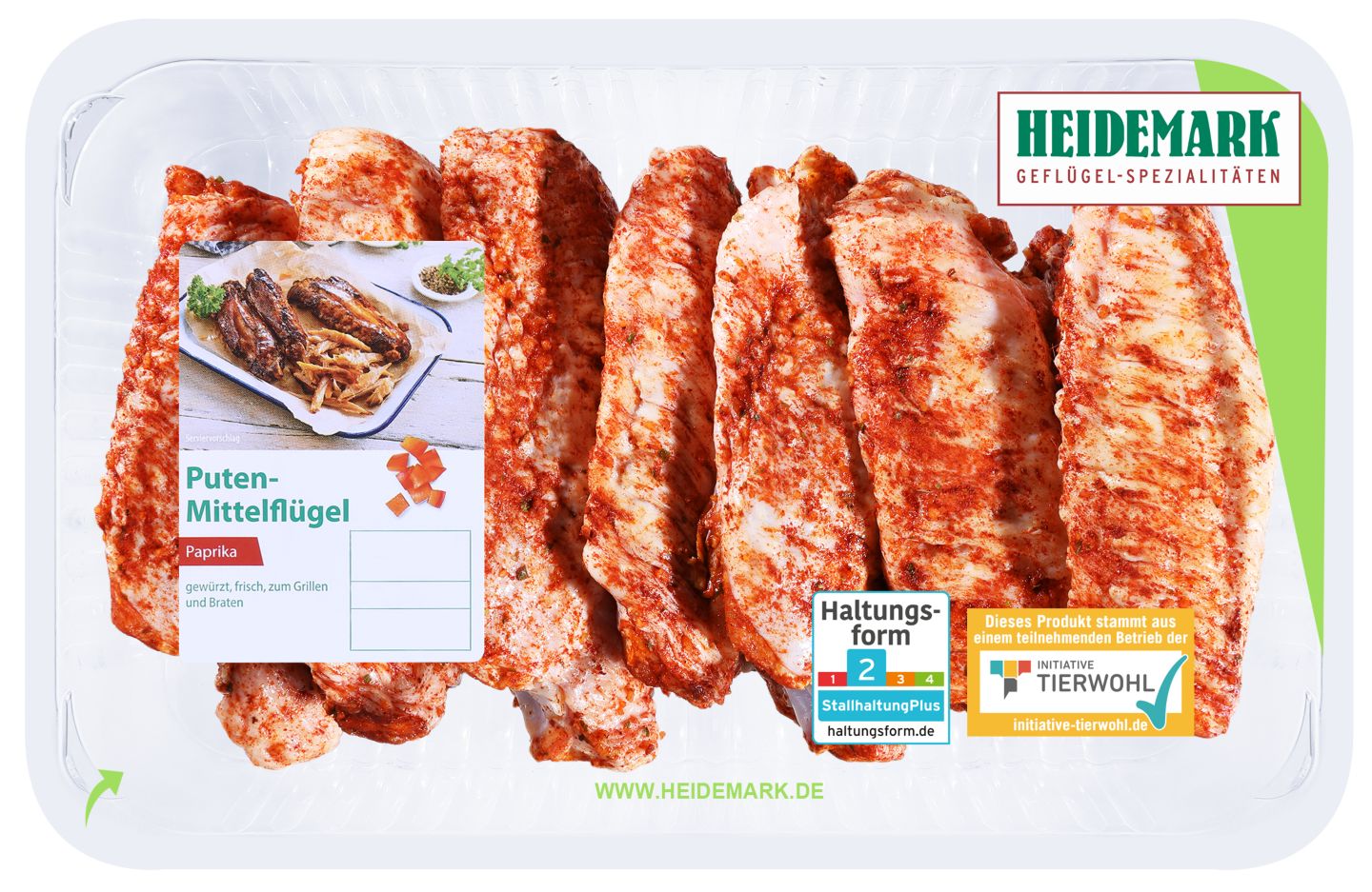 HEIDEMARK Puten-Mittelflügel »Paprika«