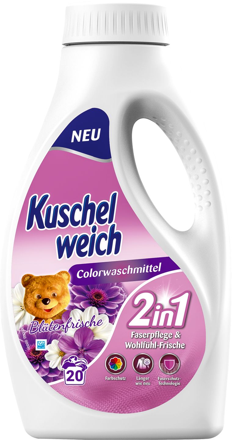 KUSCHELWEICH Color- oder Vollwaschmittel 2 in 1