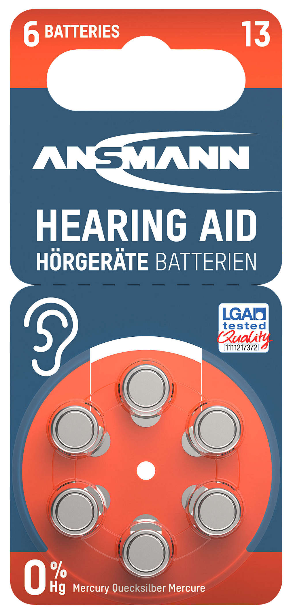Изображение за продукта Ansmann Батерии за слухов апарат