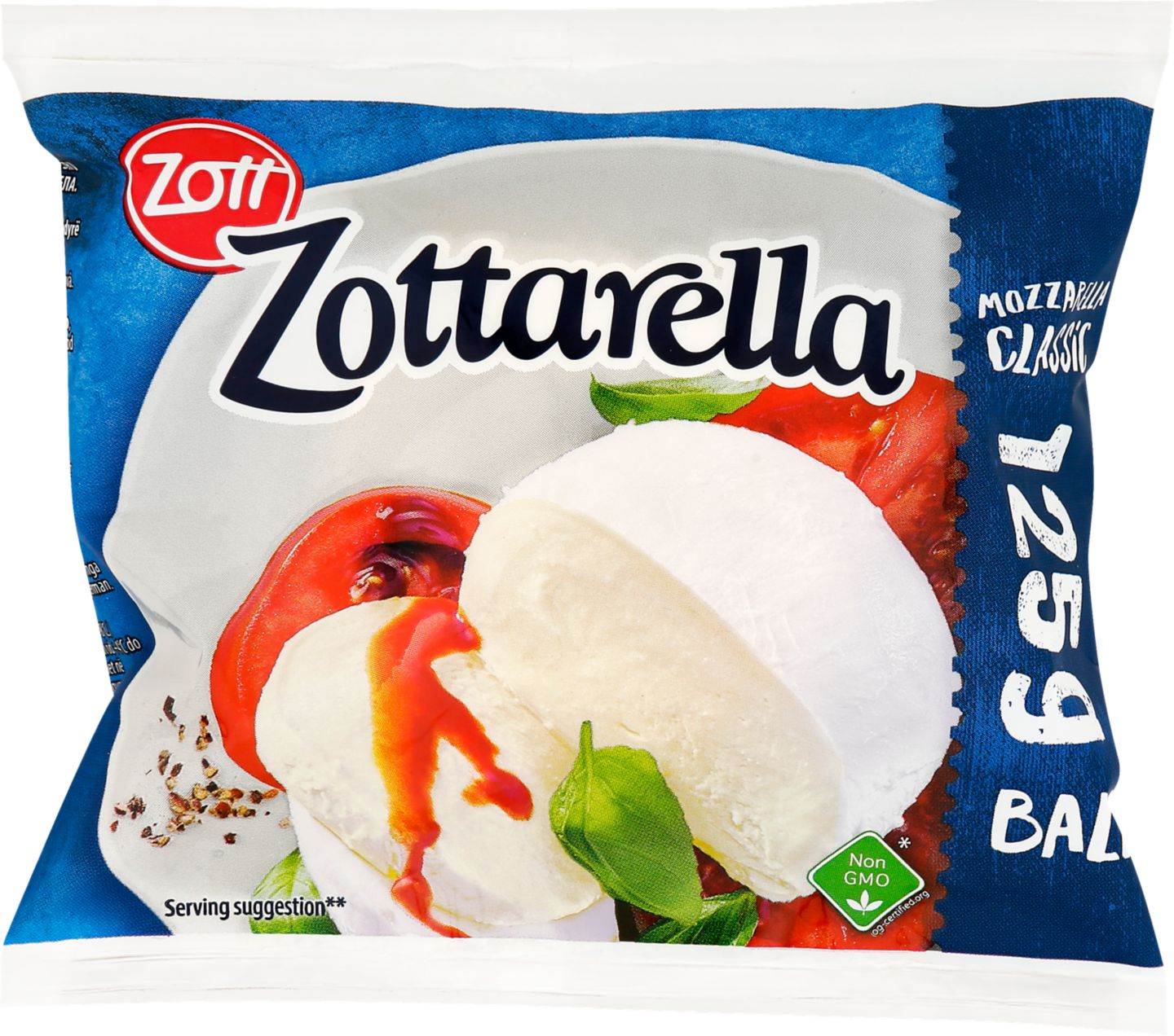 Zottarella Classic
pařený měkký sýr