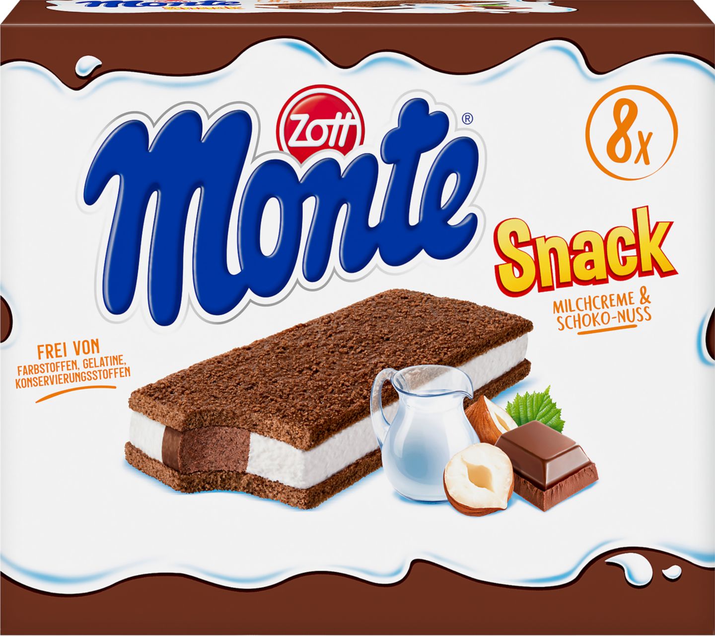 Monte Snack
různé druhy