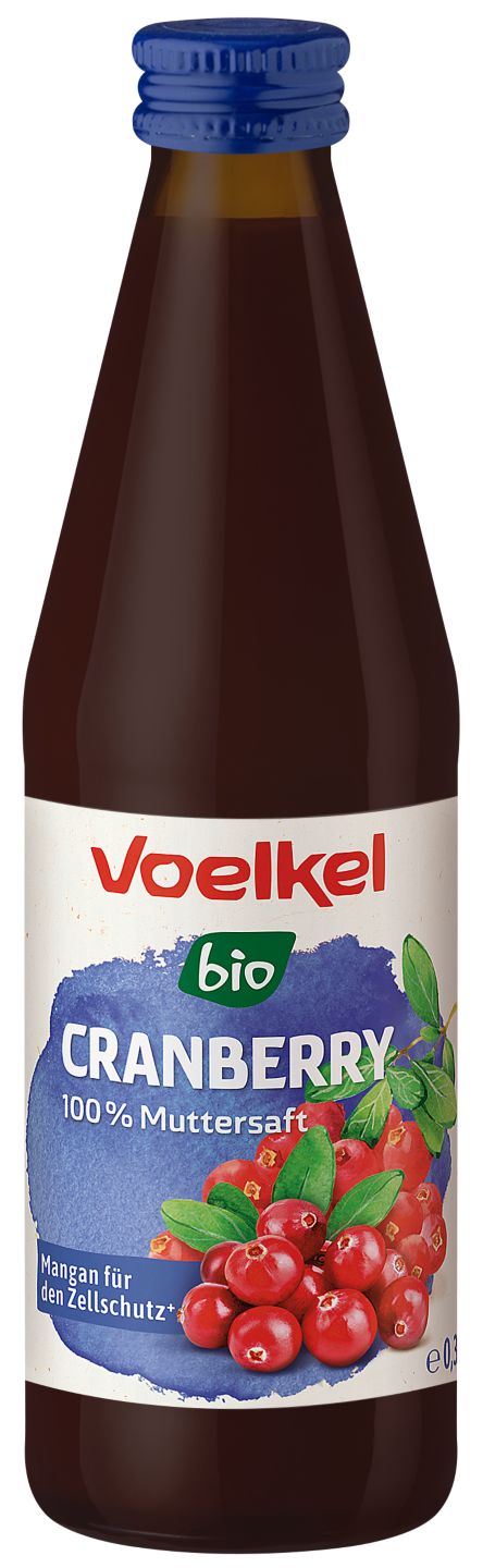 VOELKEL Bio-Cranberry-Muttersaft