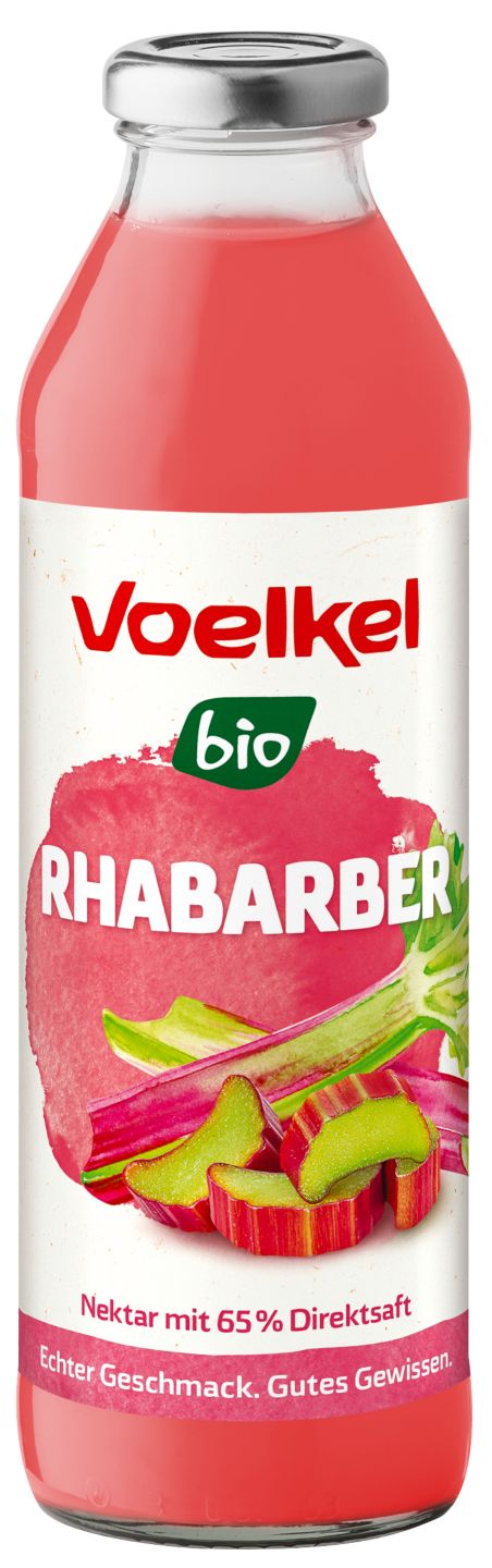 VOELKEL Bio-Rhabarber-Nektar