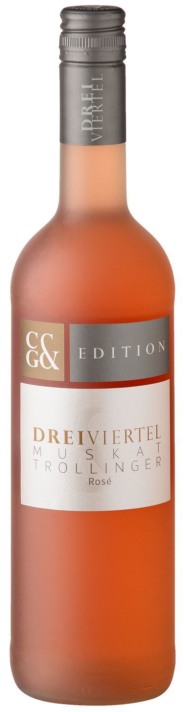 WG CLEEBRONN-GÜGLINGEN Muskattrollinger Rosé »Dreiviertel«