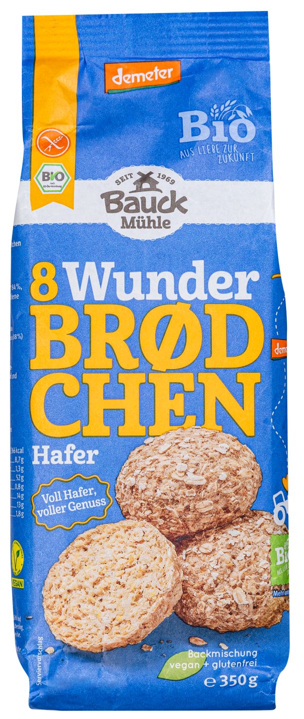 BAUCK MÜHLE Demeter Wunderbrødchen Hafer
