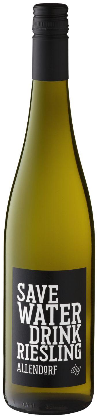 WEINGUT FRITZ ALLENDORF Save Water Drink Riesling