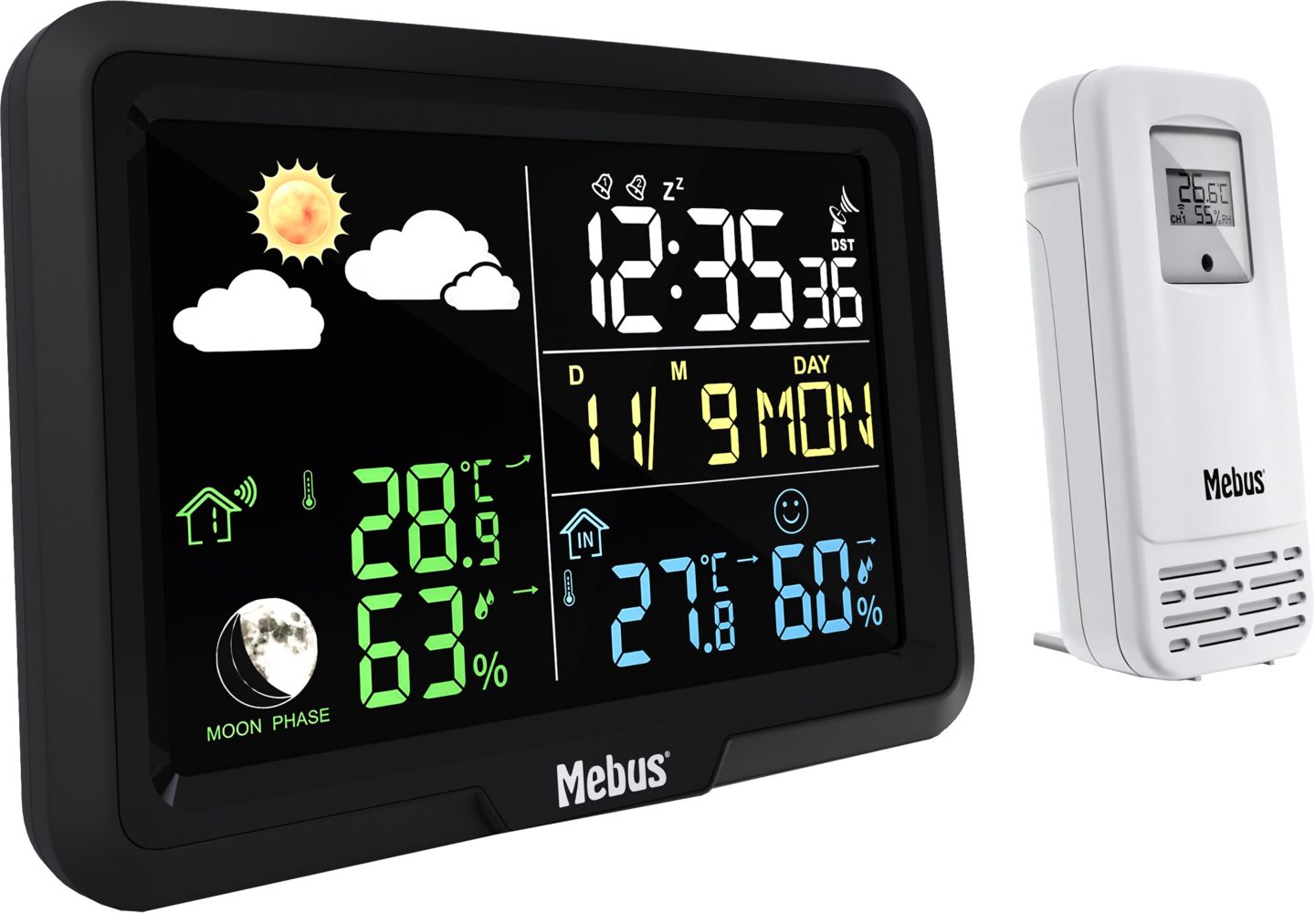 MEBUS Funkgesteuerte Wetterstation »11348«