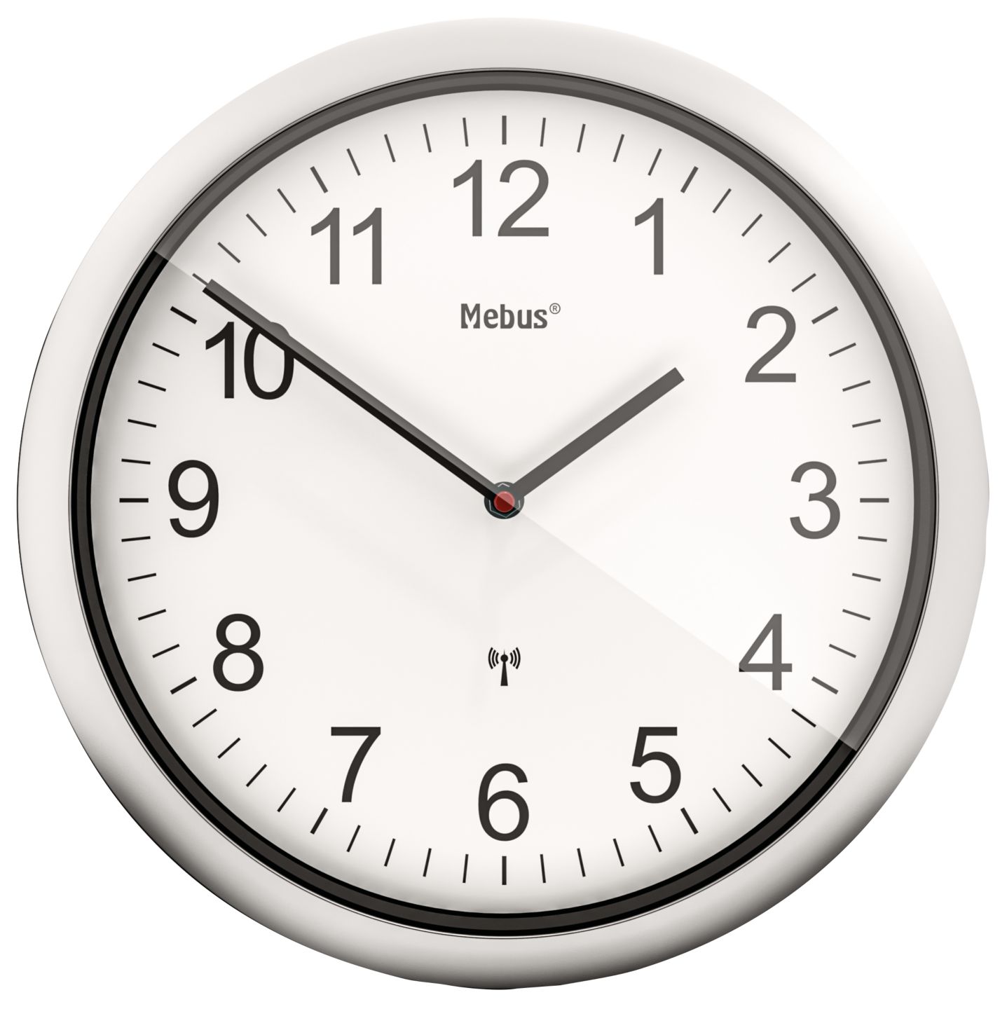 MEBUS Nástěnné hodiny
s teploměrem a vlhkoměrem