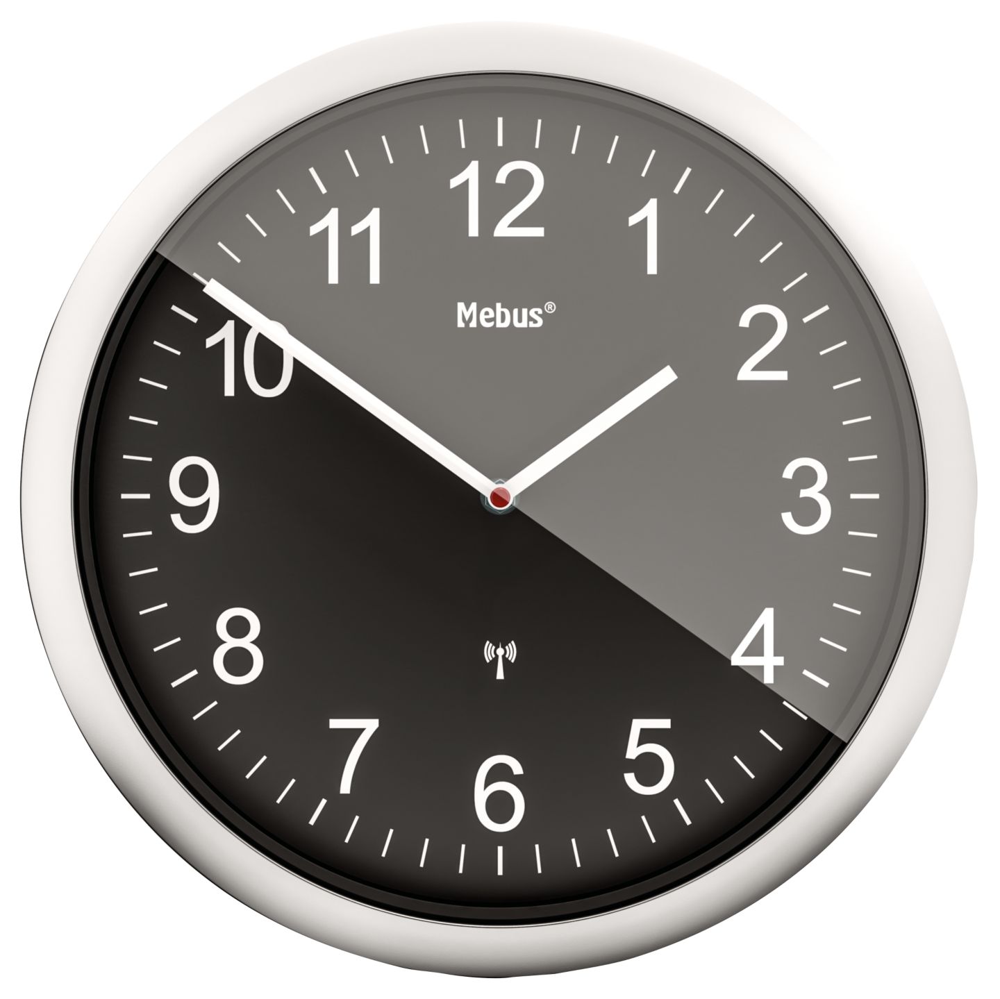 MEBUS Nástěnné hodiny
s teploměrem a vlhkoměrem