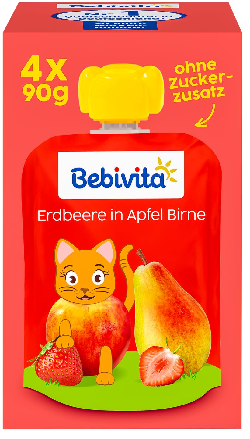 BEBIVITA Fruchtpüree-Quetschbeutel
