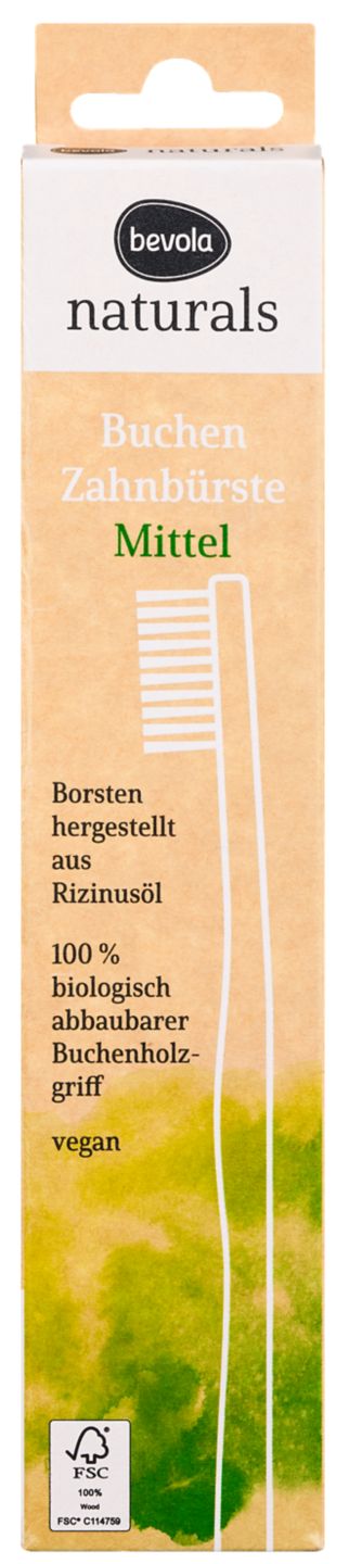 BEVOLA Zubní kartáček, bambusový