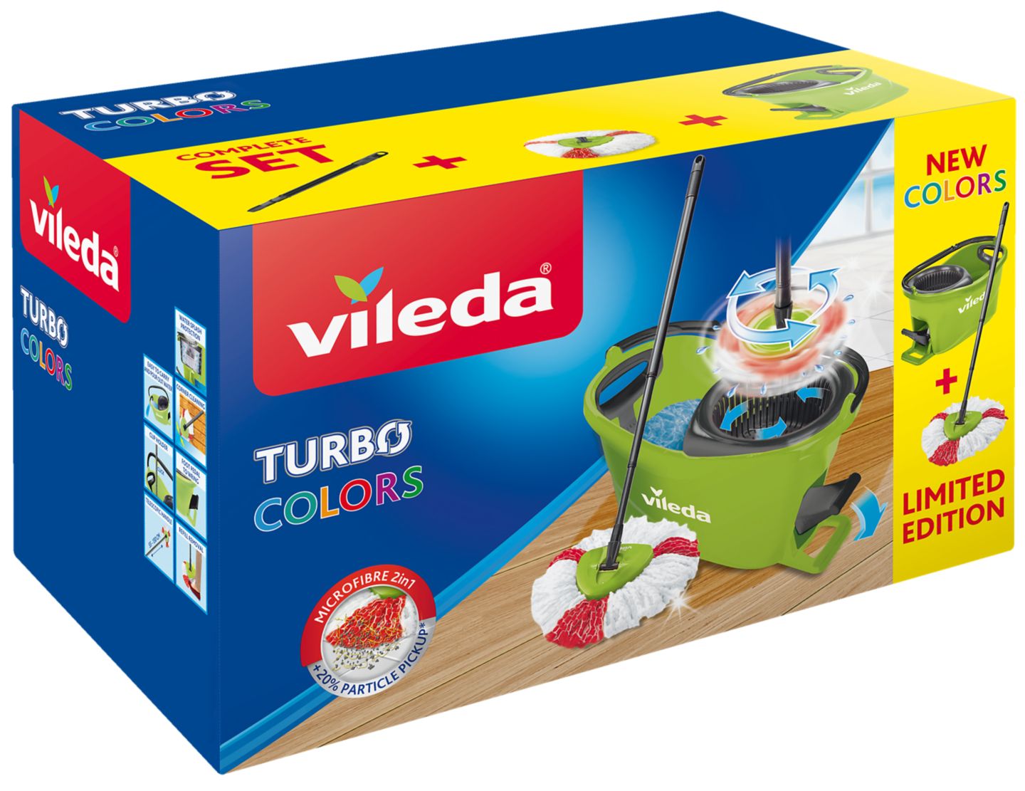 Vileda Turbo Mop Box Colors