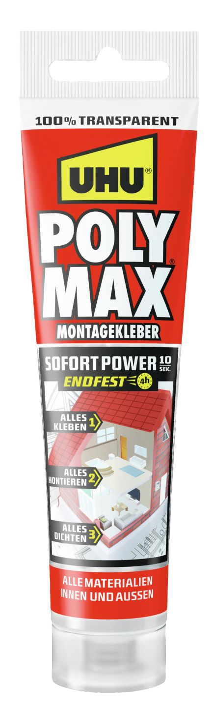 UHU Montagekleber »POLY MAX« transparent