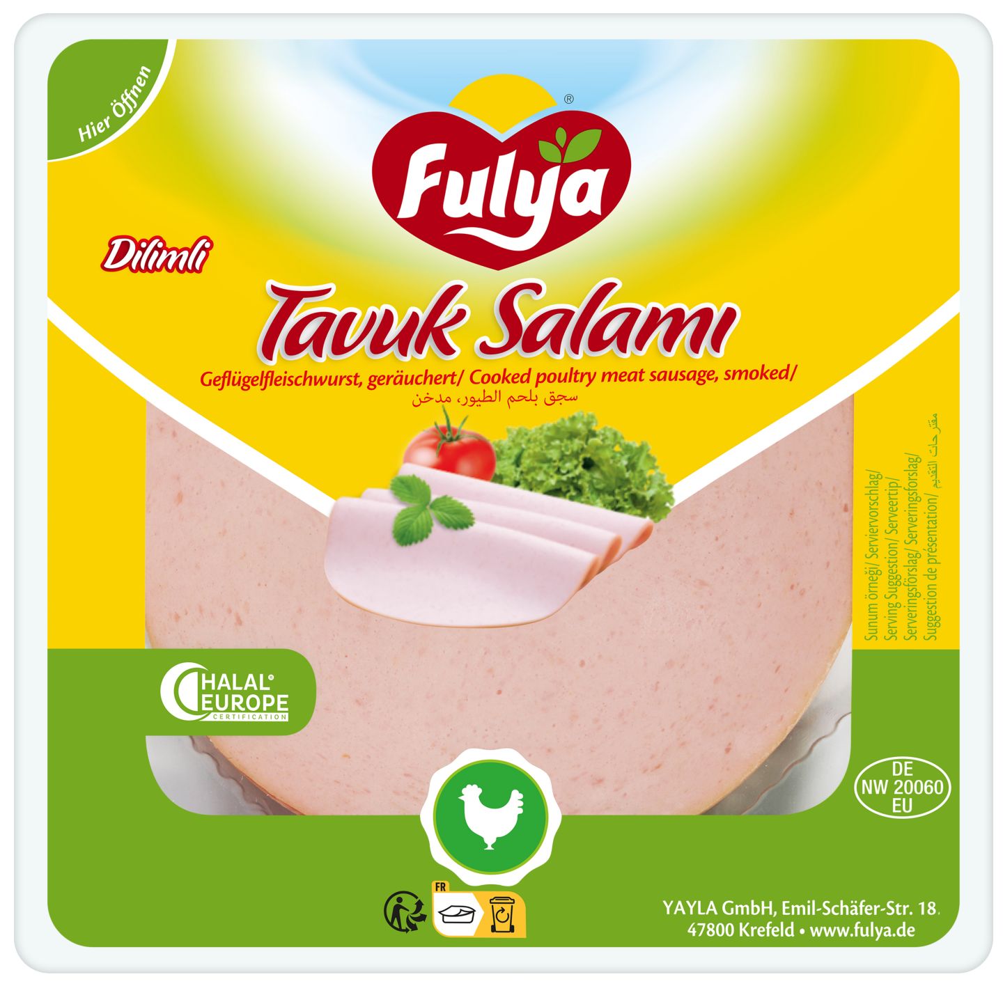 FULYA Tavuk Salami