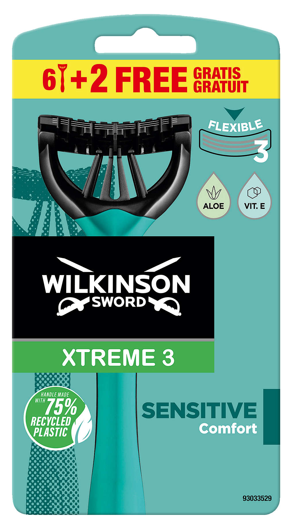 Изображение за продукта Wilkinson Xtreme3 Самобръсначка Sensitive