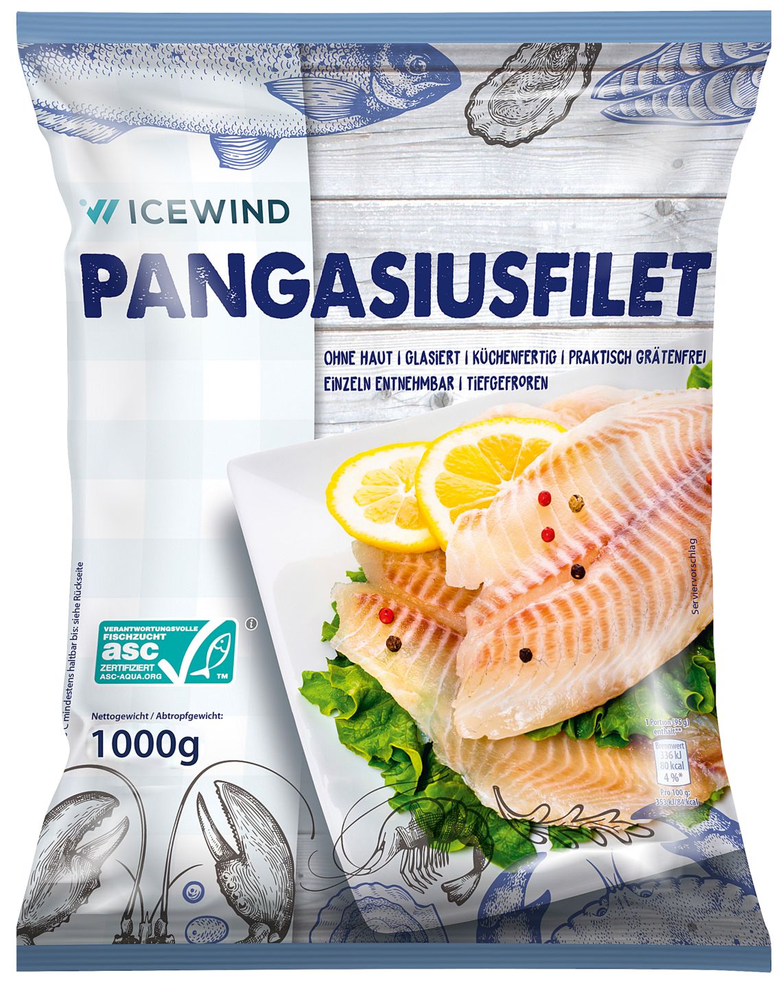ICEWIND Pangasiusfilets