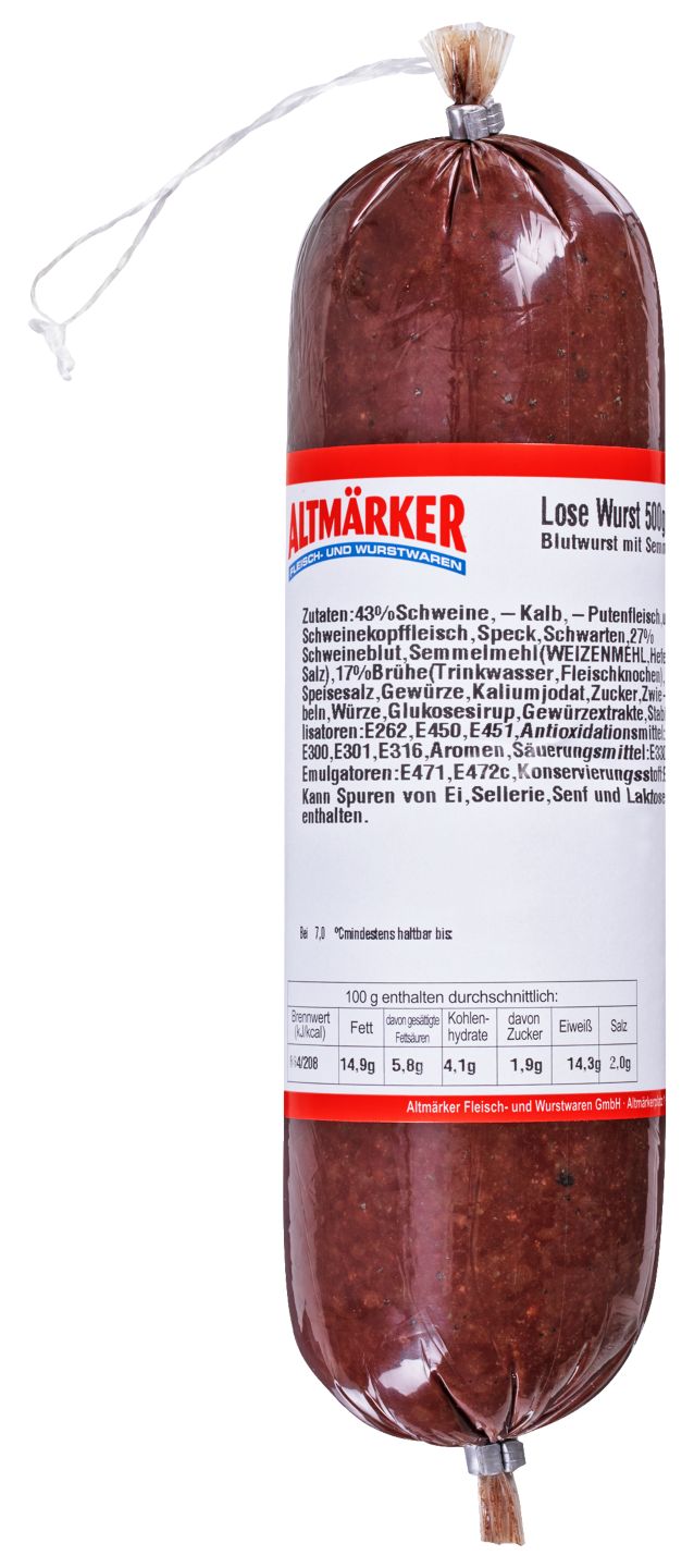 ALTMÄRKER Lose Wurst