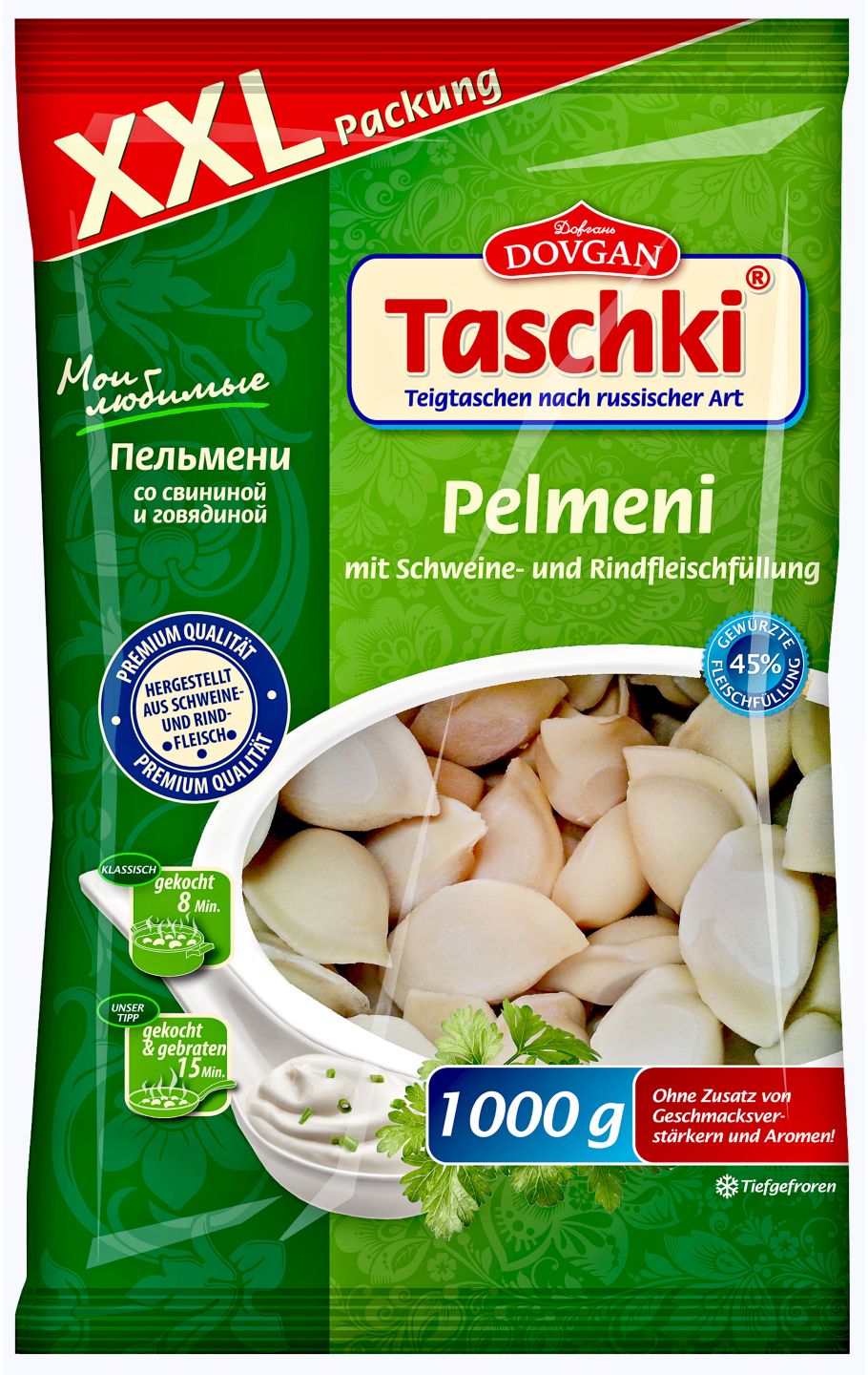 DOVGAN Taschki Teigtaschen XXL