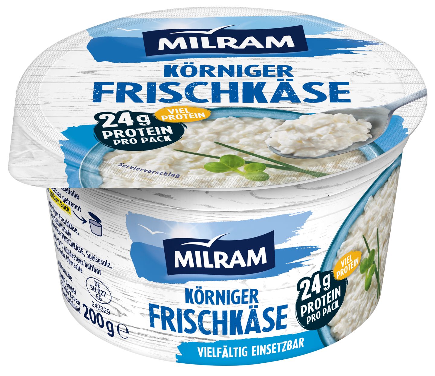 MILRAM Körniger Frischkäse