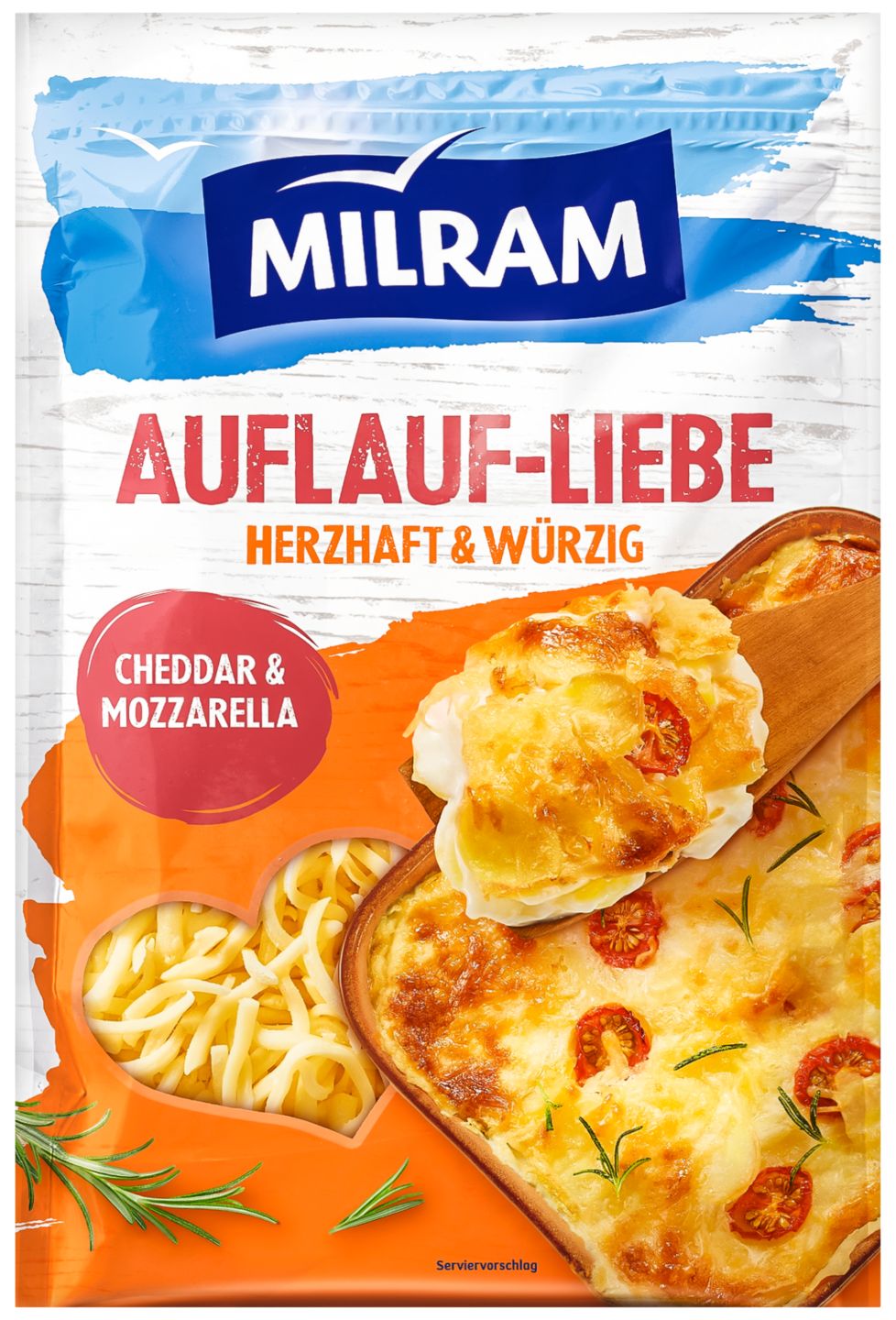 MILRAM Reibekäse oder pflanzliche Raspel