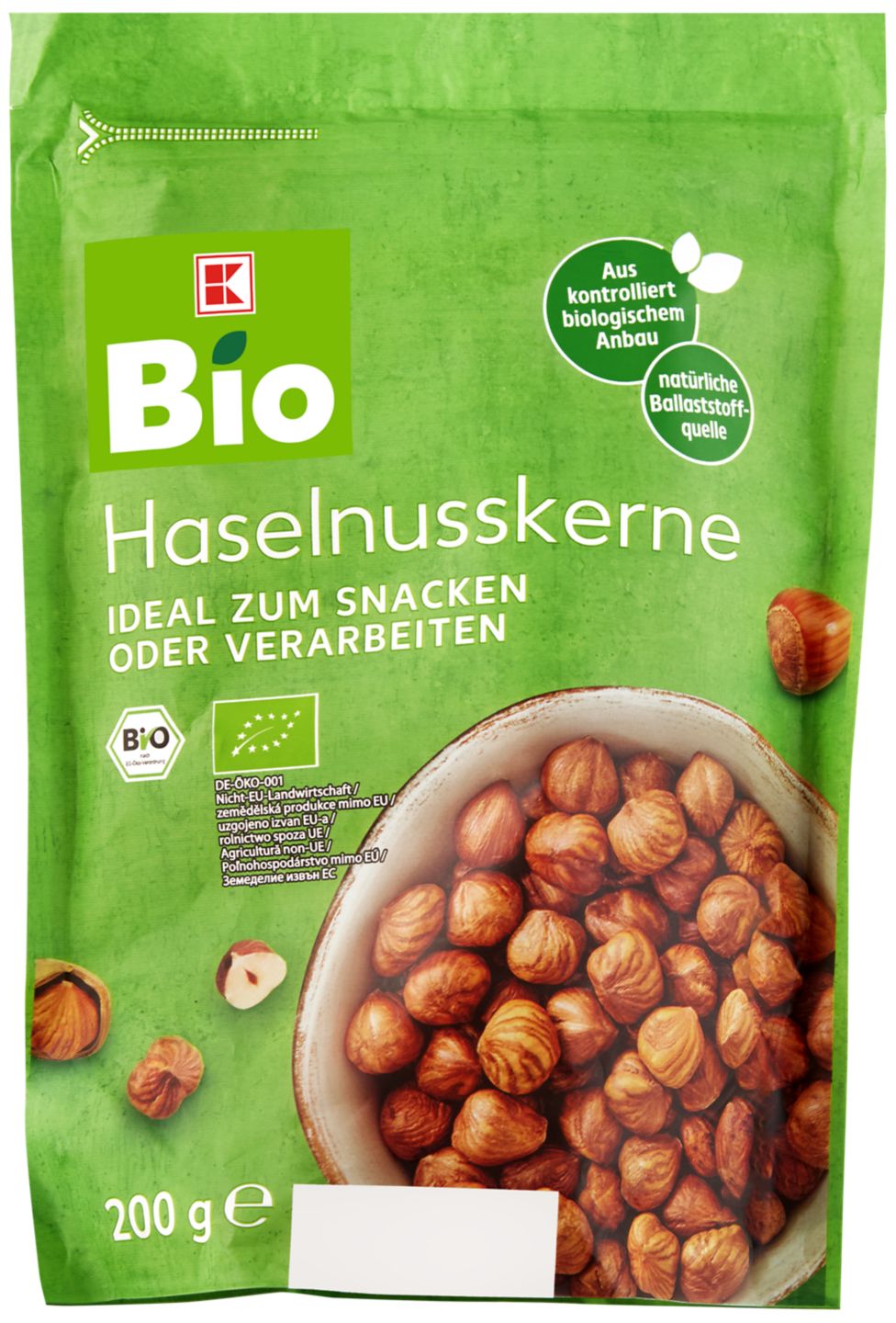 K-BIO Bio-Haselnusskerne