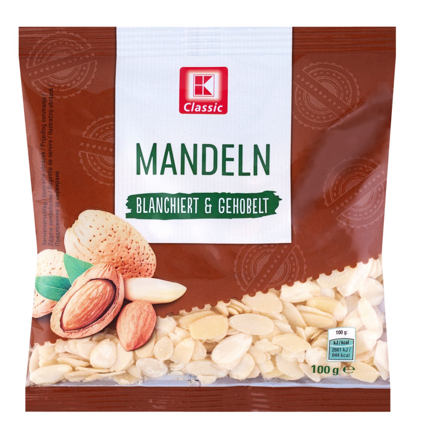 K-Classic bademi blanš. u listić. 100g
MPC 2.5.2025=1,39€