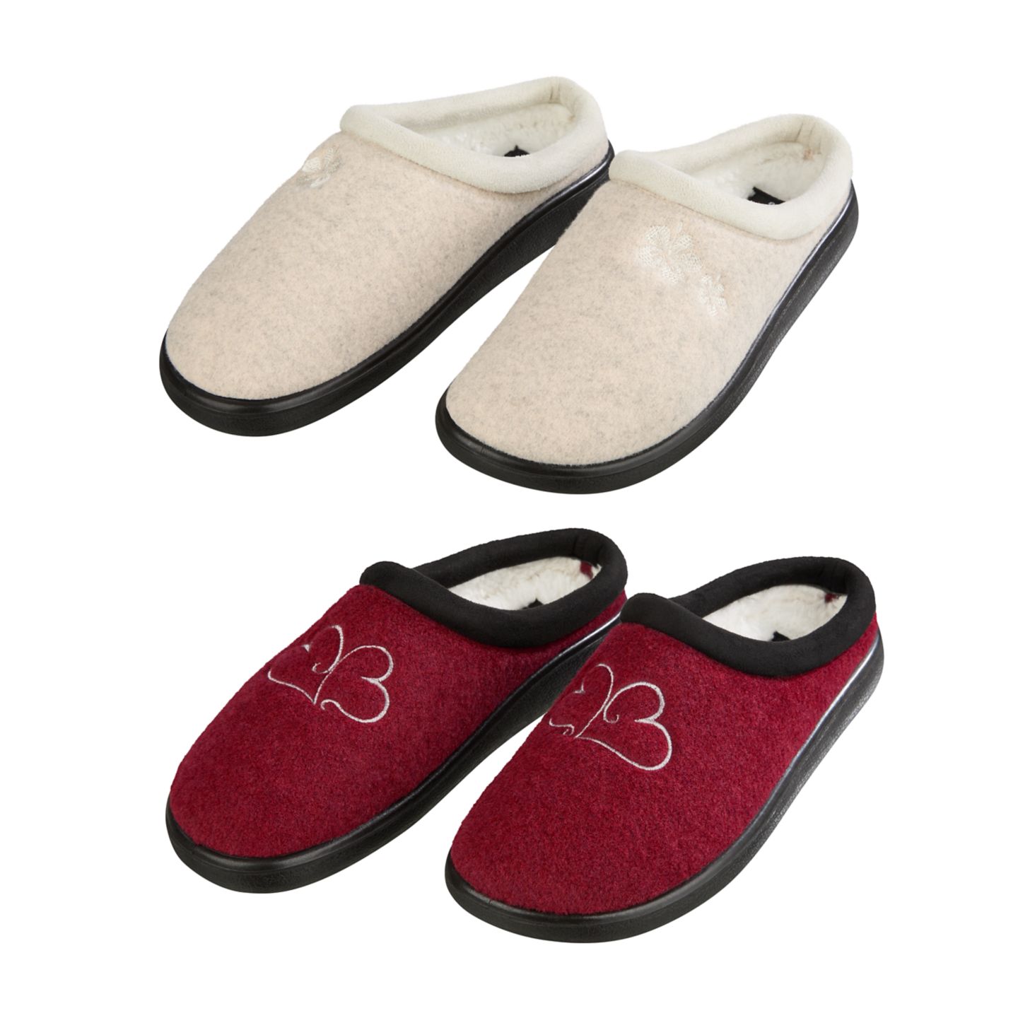 CAMPRELLA Damen-Soft-Hausschuhe