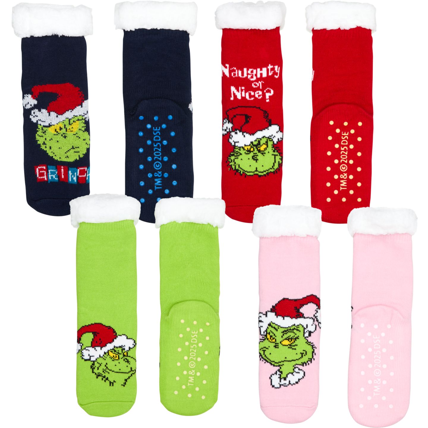 Kinder-Kuschelsocken »The Grinch«