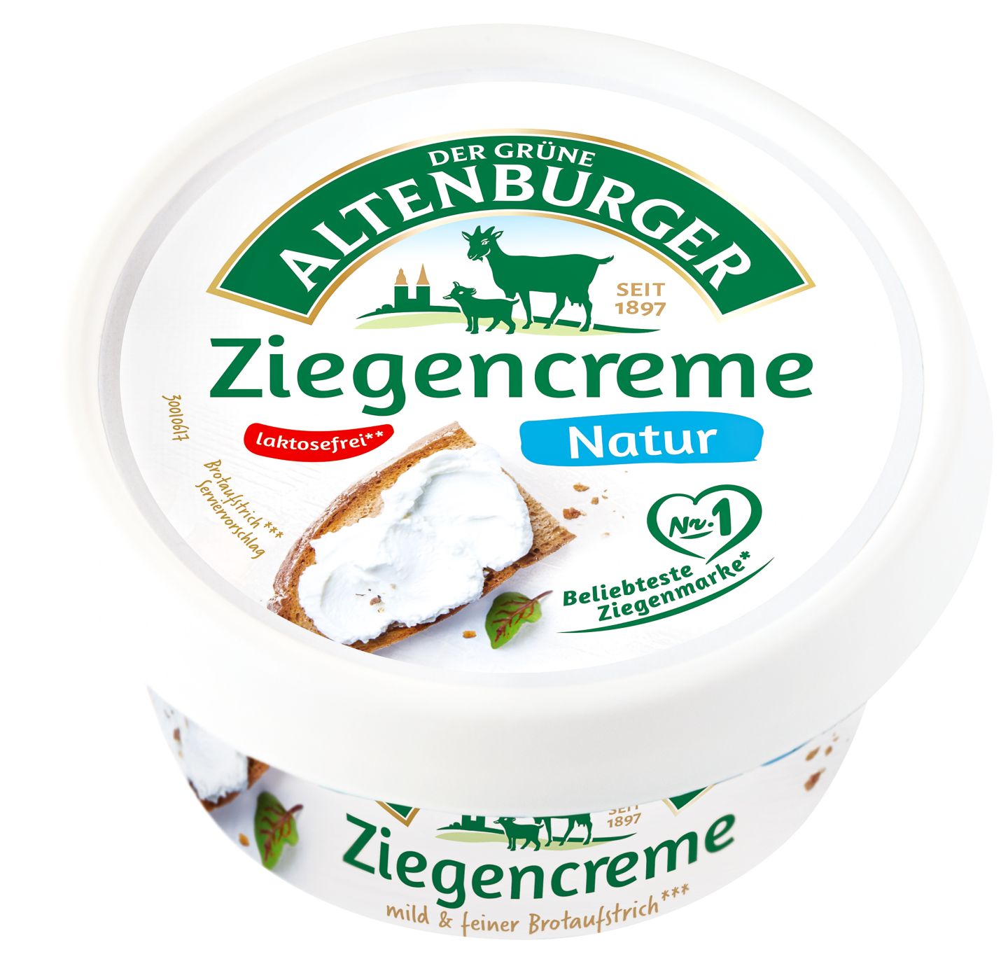 DER GRÜNE ALTENBURGER Ziegencreme 26 % Fett absolut