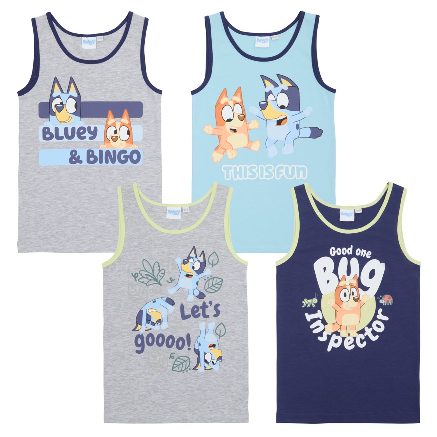 Kinder-Unterhemden »Bluey«