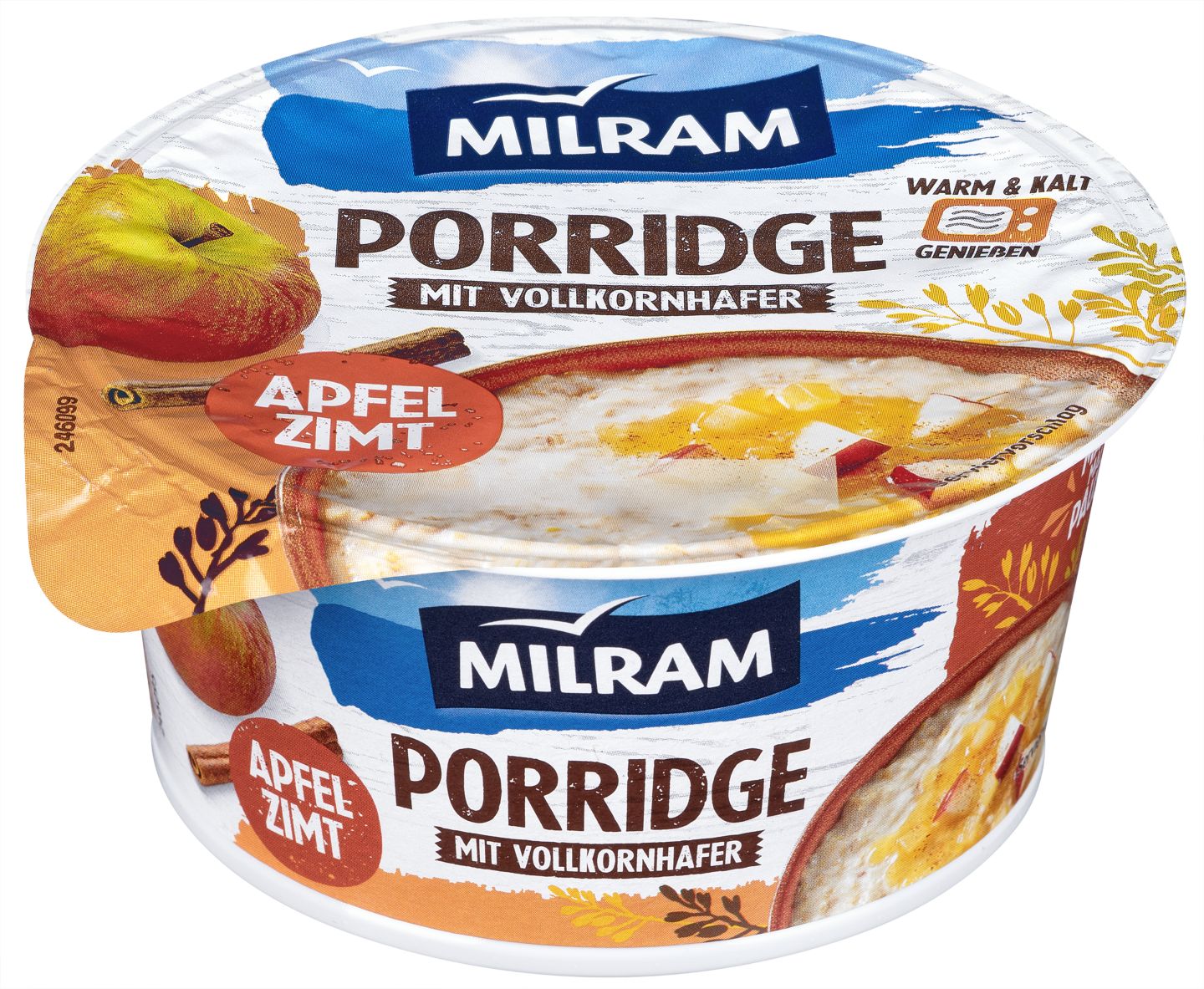 MILRAM Porridge mit Frucht