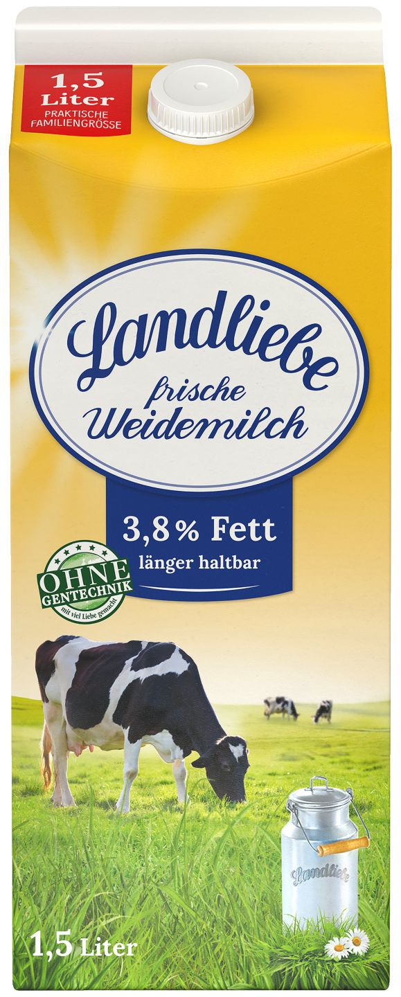 LANDLIEBE Frische Weidemilch 3,8 % Fett