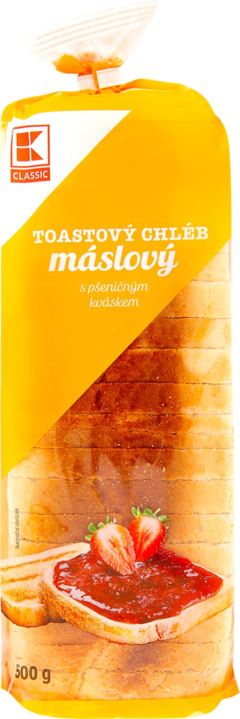 K-Classic Toustový chléb
máslový