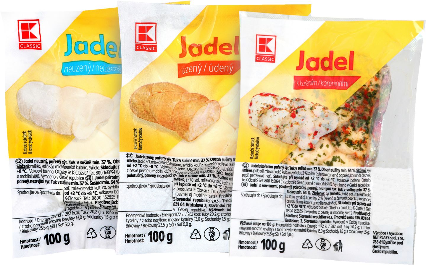 K-Classic Jadel
pařený sýr