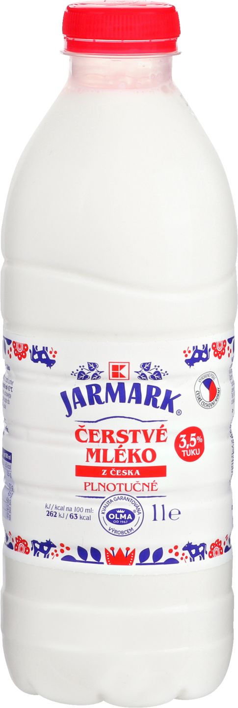 K Jarmark Čerstvé mléko plnotučné