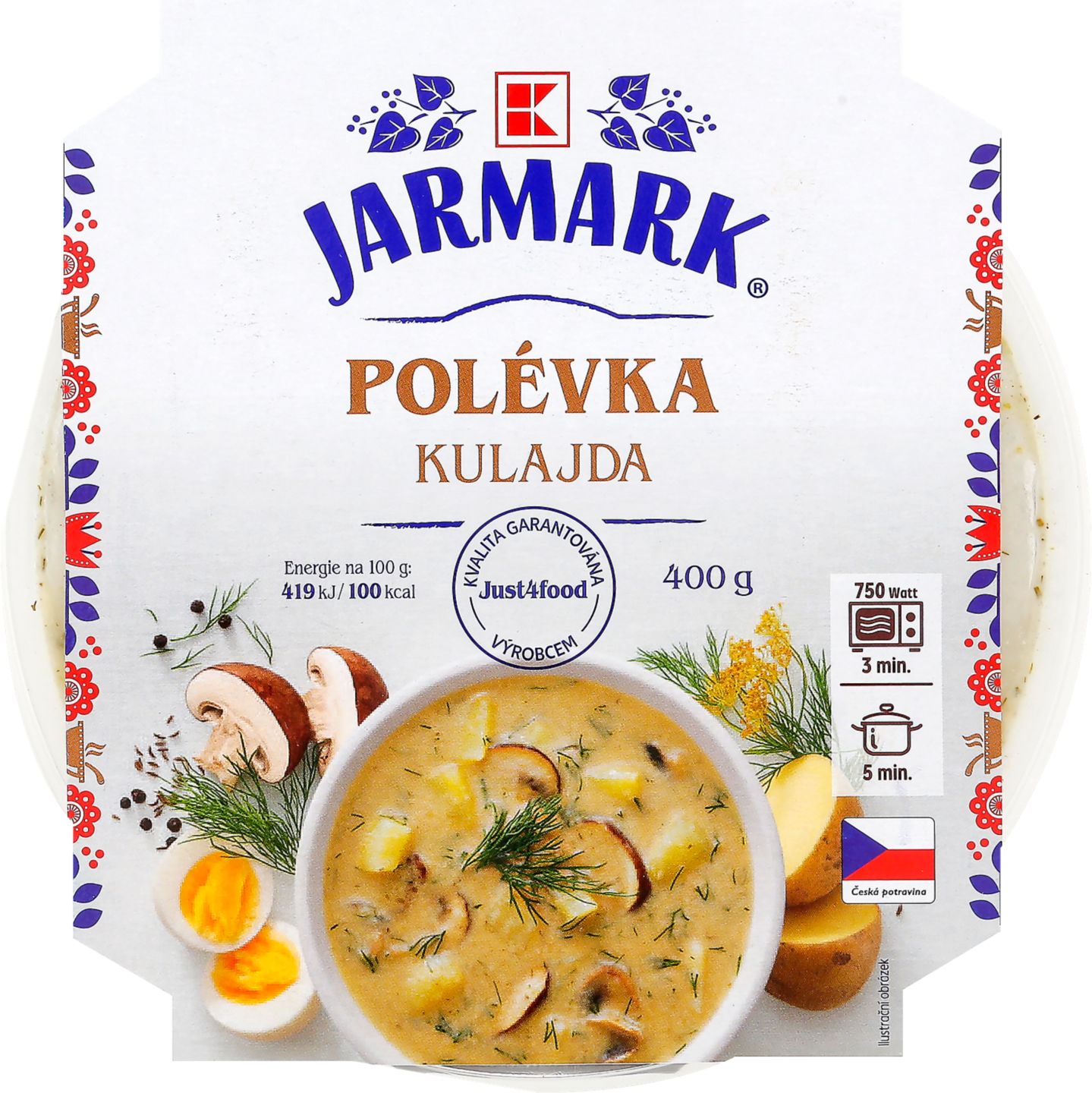 K-Jarmark Hotové polévky
různé druhy