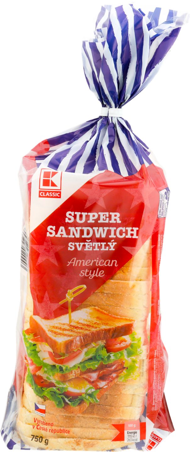 K-Classic Super Sendvič
světlý