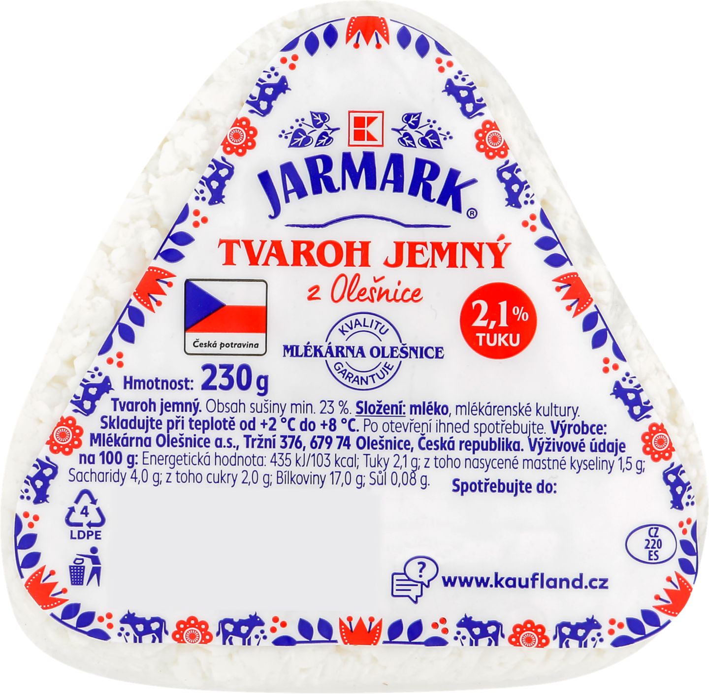 K-Jarmark Tvaroh jemný