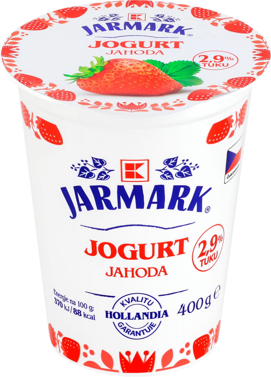 K-Jarmark Jogurt ovocný
tuk 2,9 %