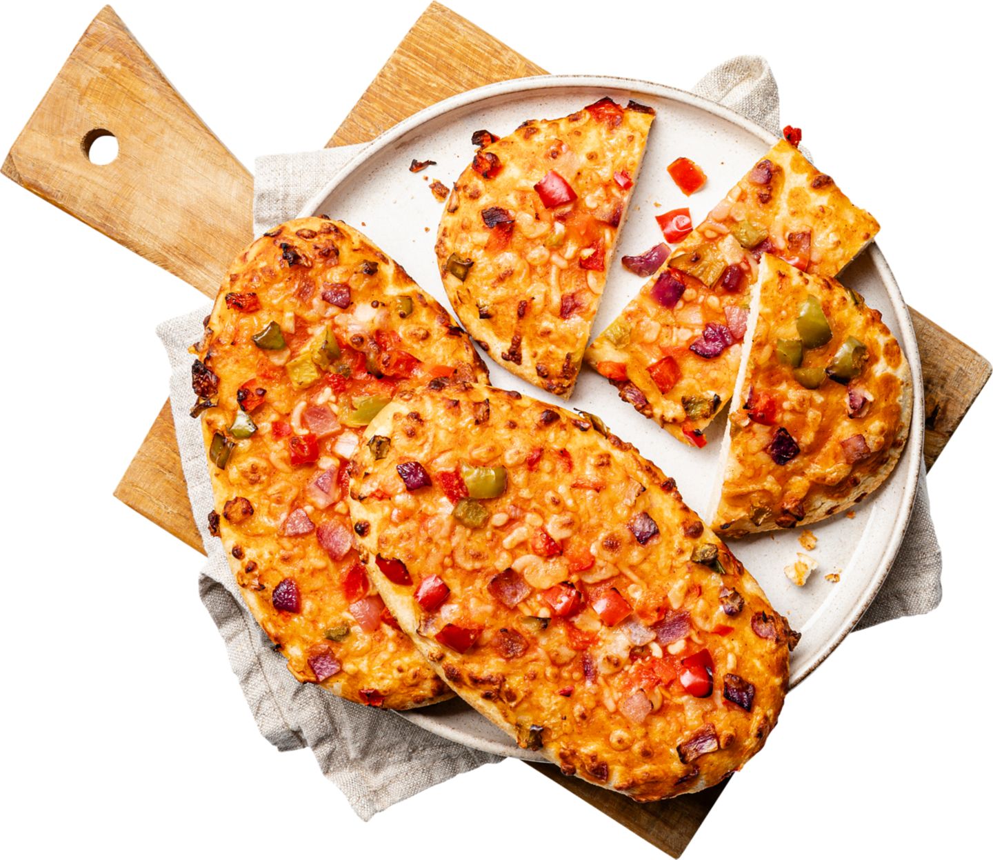 Pizza Vegetarian s paprikou, cibulí
a sýrem