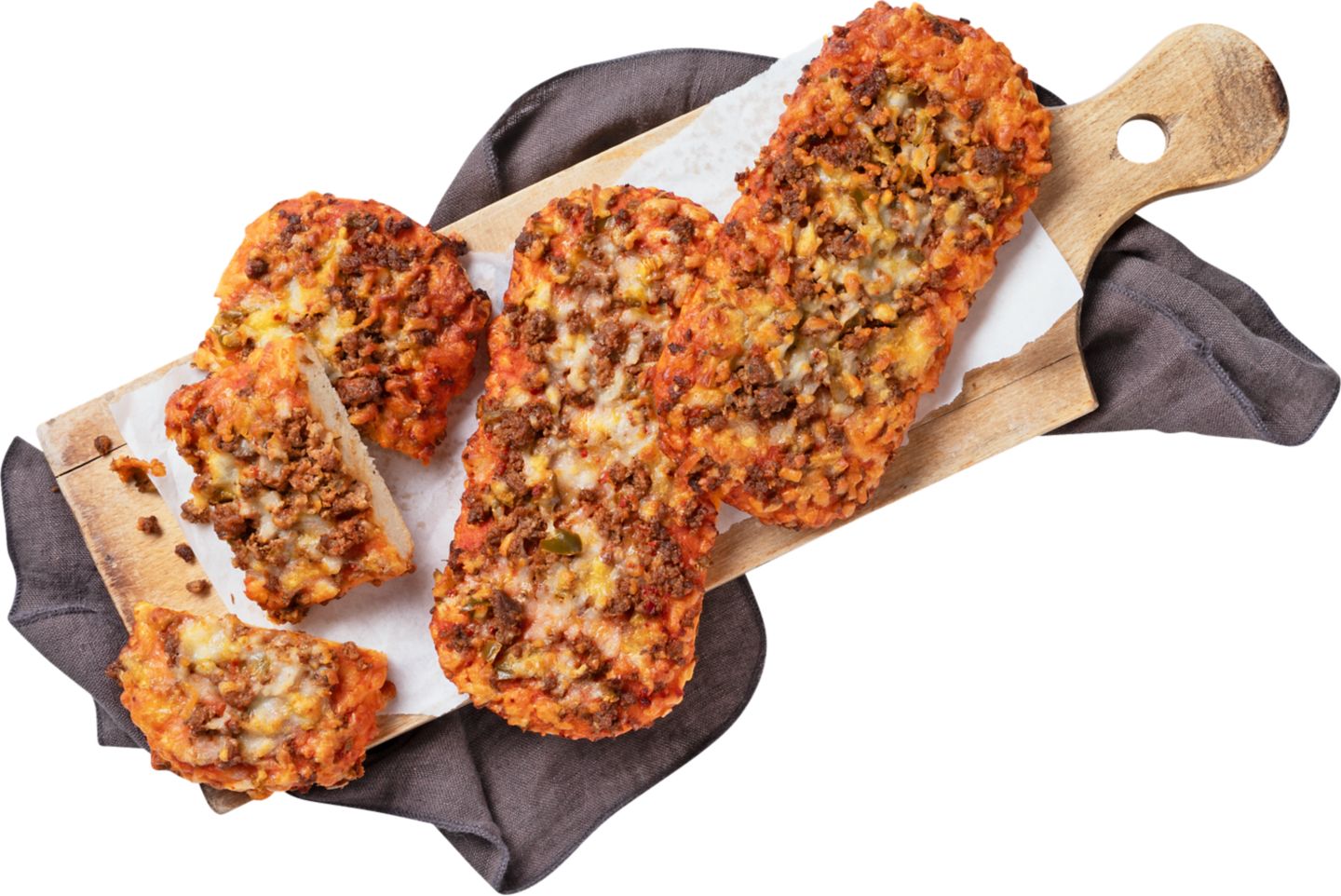 Pizza snack sýr, hov.maso, jalapenos