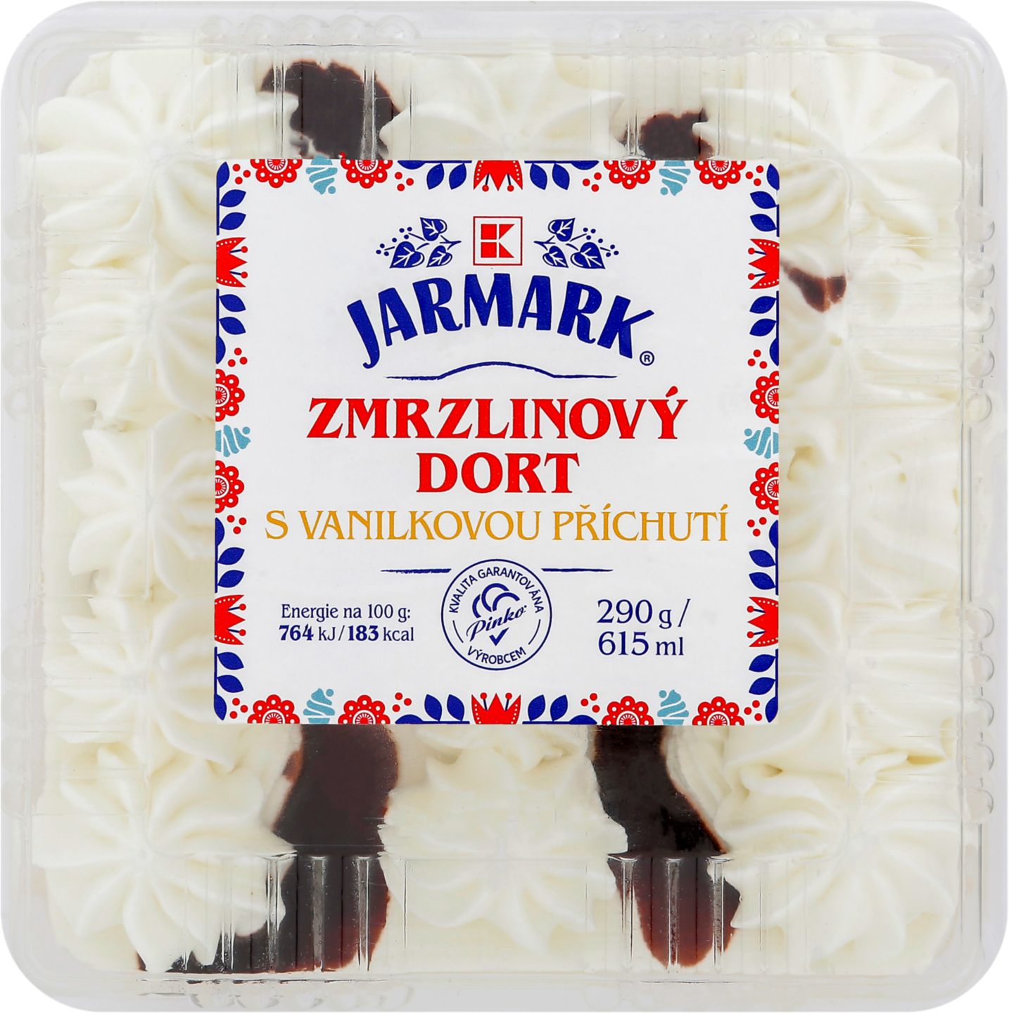 K-JARMARK zmrzlinový dort
s vanilkovou příchutí