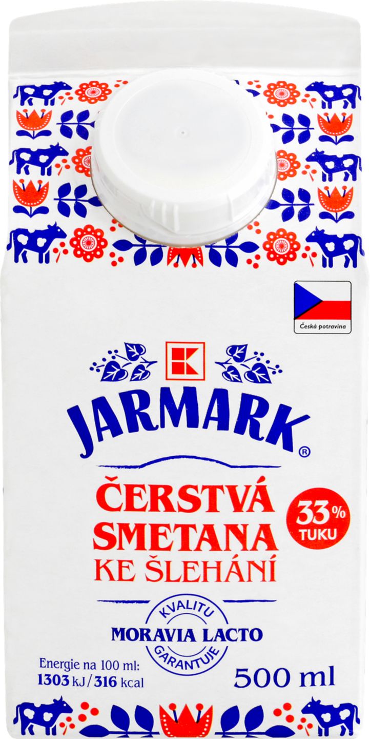 K-Jarmark Smetana ke šlehání
tuk 33%