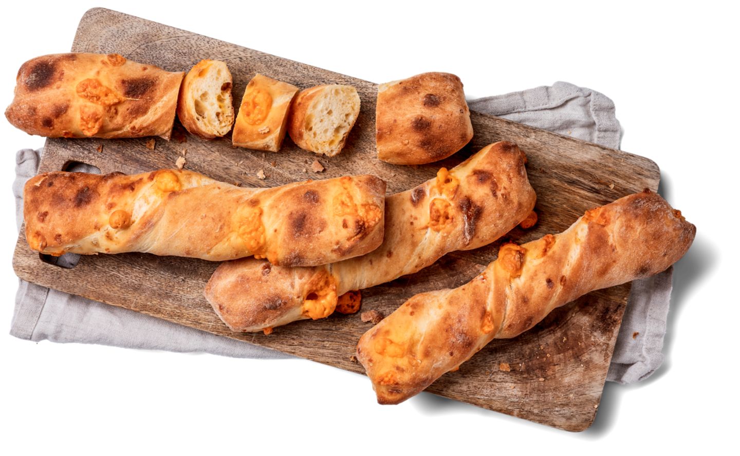 Brotstick mit Käse