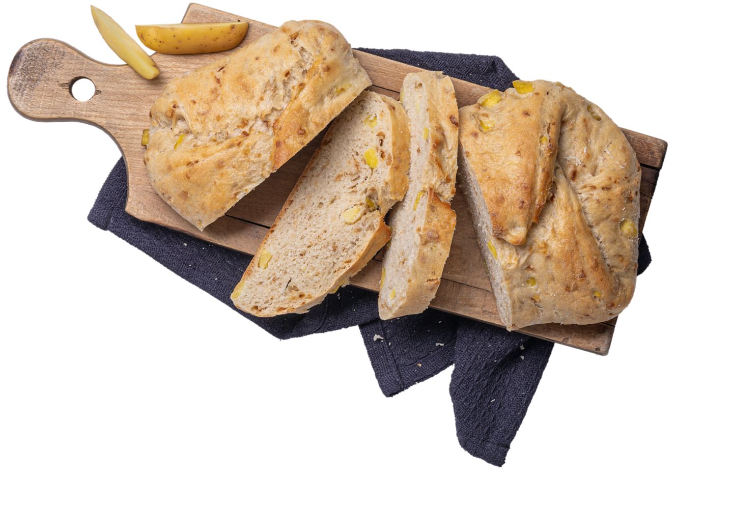 Bramborový chléb s cibulkou