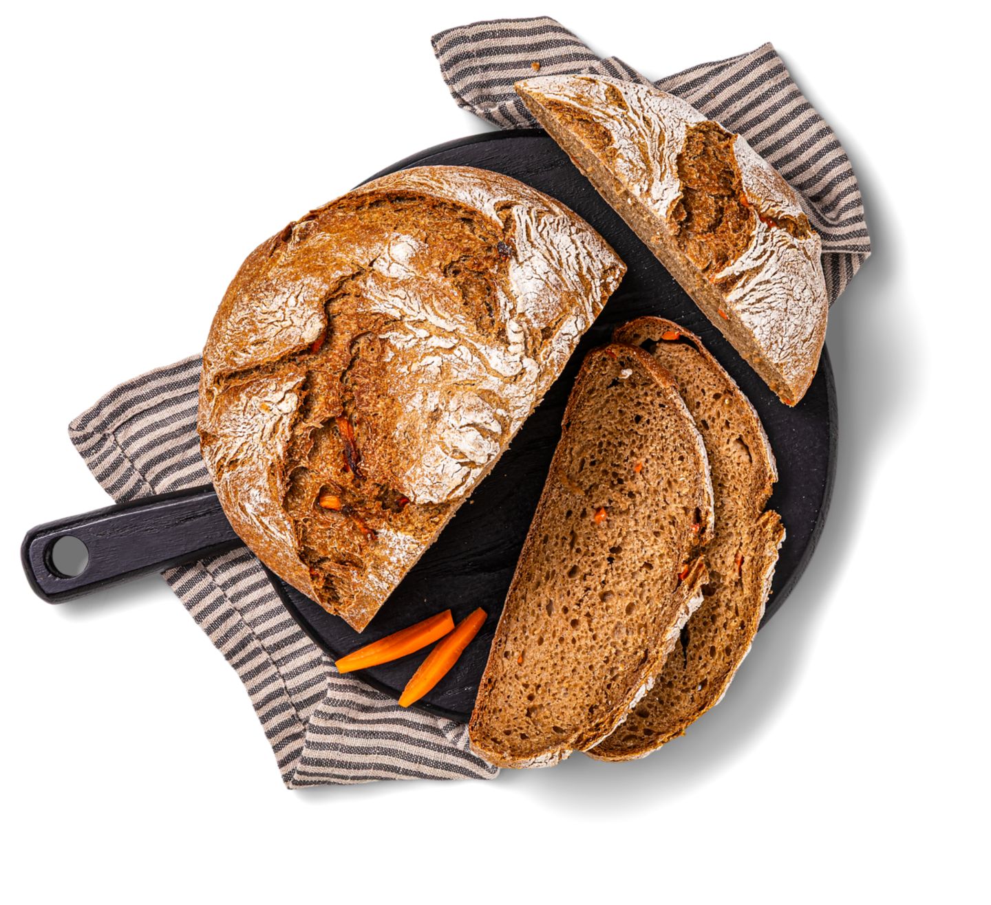 Bramborový chléb s mrkví 