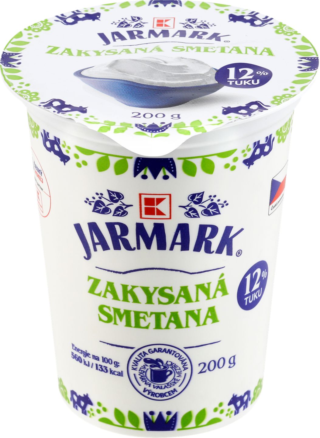 K-Jarmark Zakysaná smetana
tuk 12 %